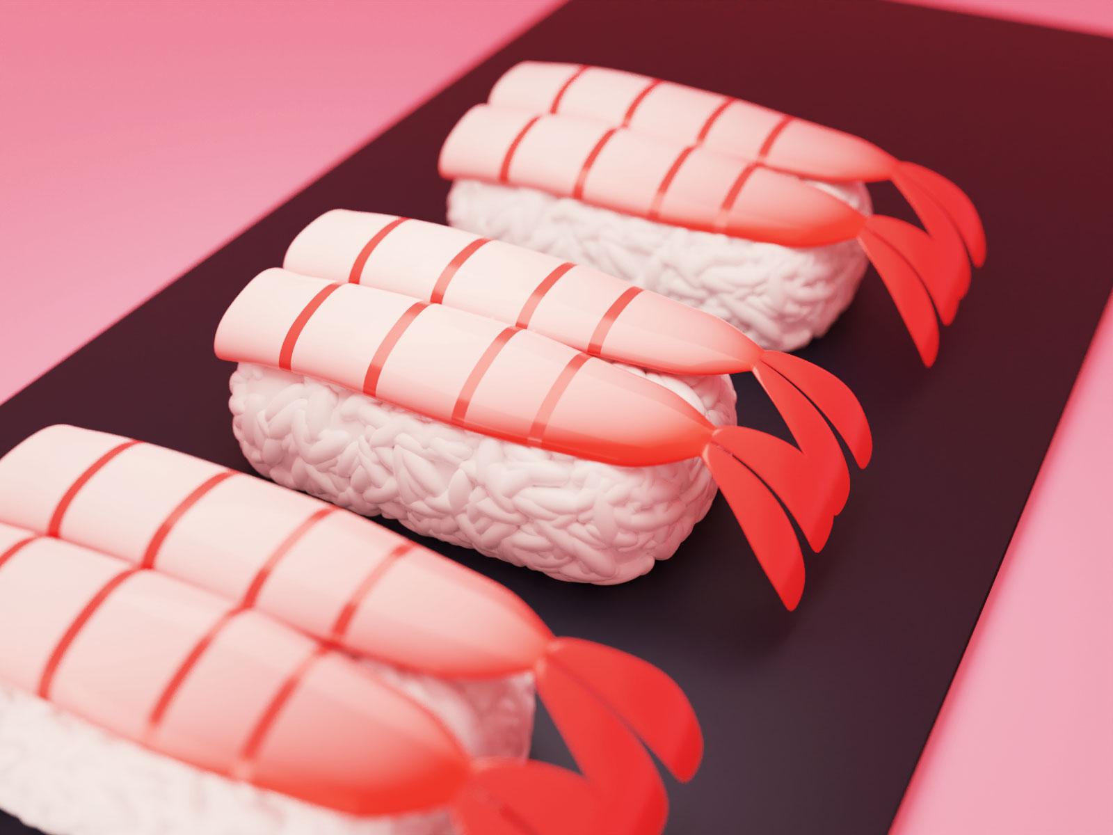 日系美食系列_鲜虾寿司