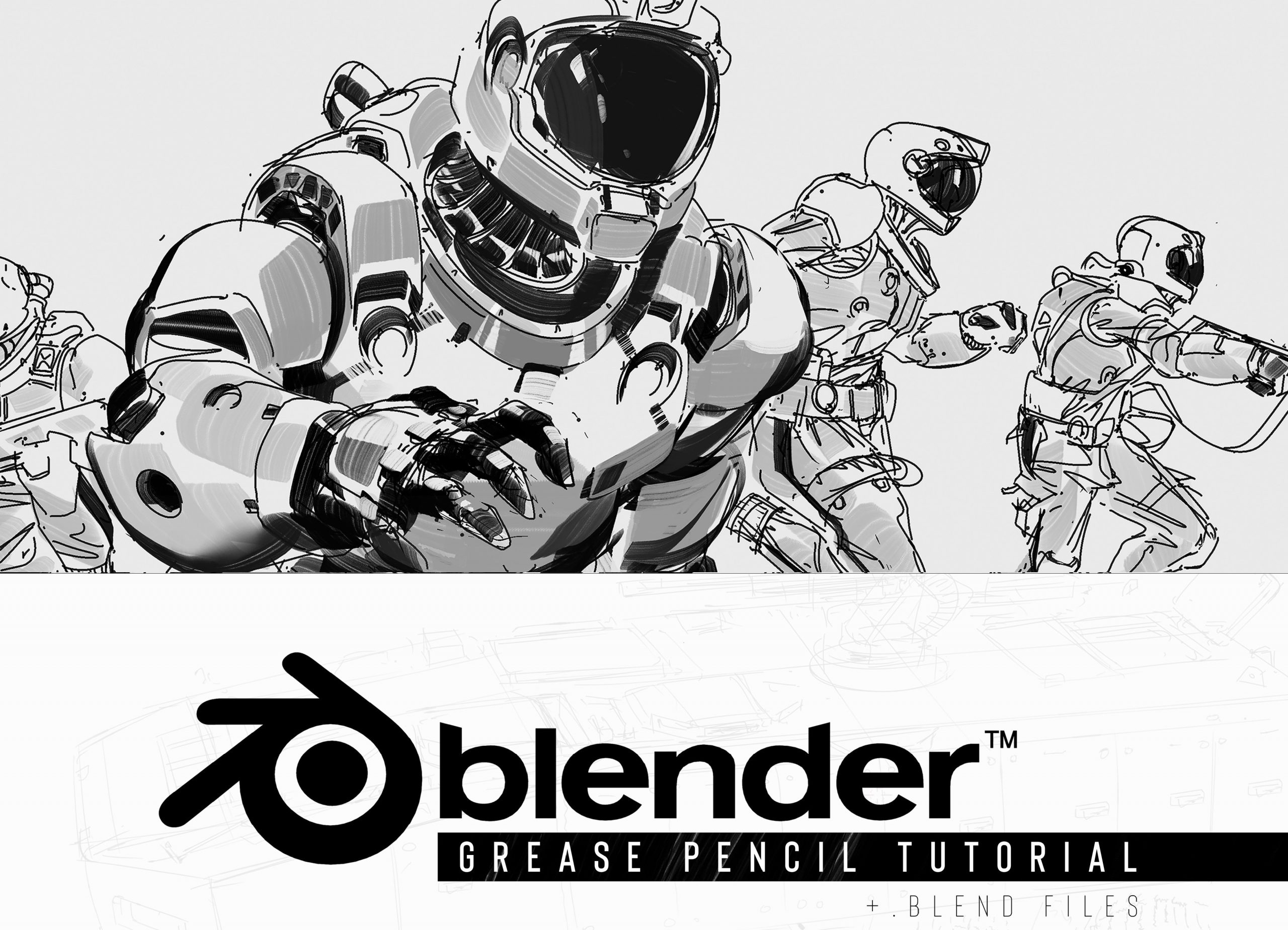 Blender 3d油彩铅笔绘画教程