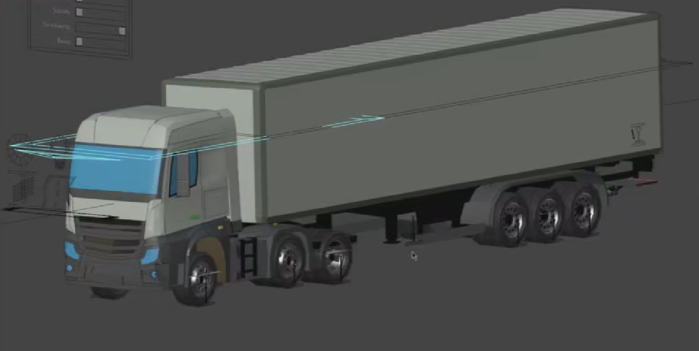 Blender汽车机械绑定动画制作完整工作流视频教程