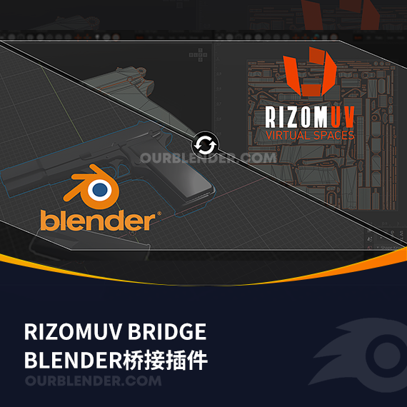 Blender桥接插件Rizomuv Bridge