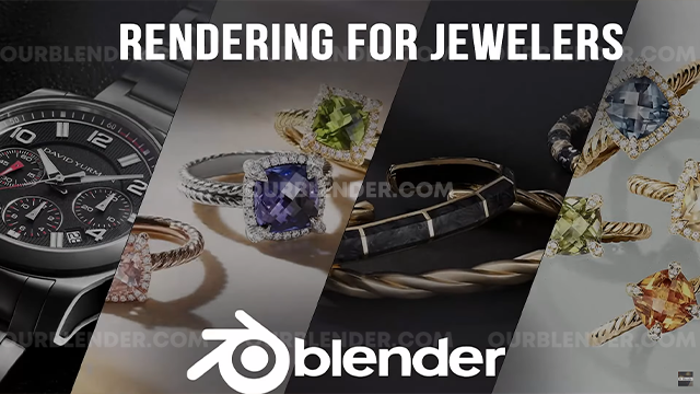 Blender珠宝渲染教程