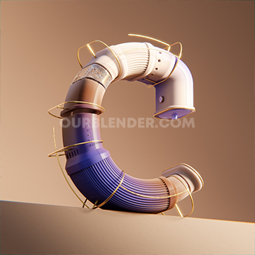 Blender 设计建模原始3d字母并渲染教程