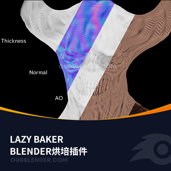 Blender烘培插件Lazy Baker